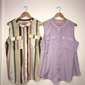 Pair of Women’s tops EVRI size 1X